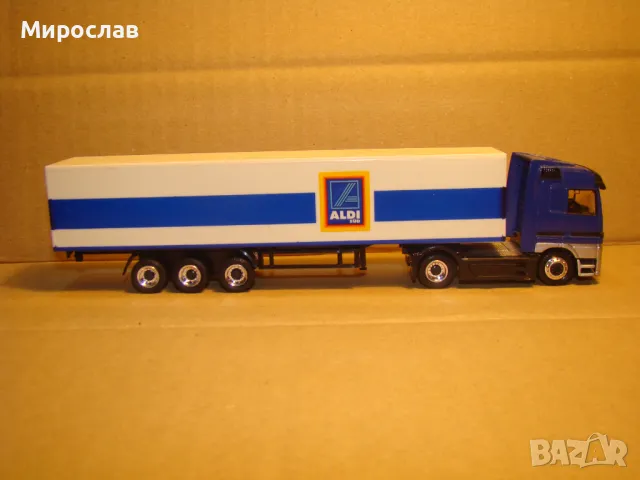 SCHUCO H0 1/87 MERCEDES ACTROS КАМИОН TIR МОДЕЛ КОЛИЧКА, снимка 4 - Колекции - 48456664
