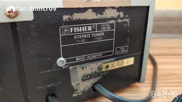 fisher fm-30, снимка 11 - Радиокасетофони, транзистори - 33198663