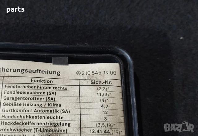 Панел Купе Мерцедес Е класа W210 N:116 (Н) - 2105451900 , снимка 3 - Части - 50856834