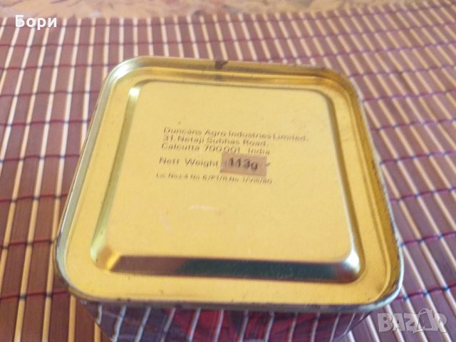 Кутия от чай «Runglee Rungliot»,Индия  1980г, снимка 6 - Други ценни предмети - 28070358