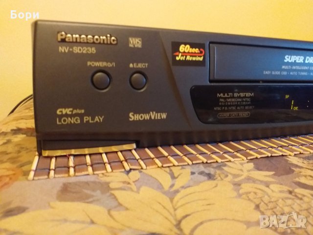 Panasonic NV-SD 235 Видео рекордер '', снимка 5 - Плейъри, домашно кино, прожектори - 28840316