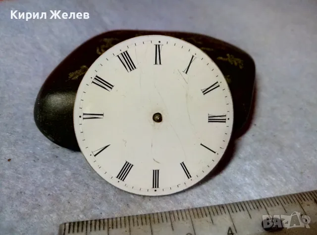 МЕХАНИЗЪМ от СТАР ШВЕЙЦАРСКИ ДЖОБЕН ЧАСОВНИК с ПОРЦЕЛАНОВ РИМСКИ ЦИФЕРБЛАТ За КОЛЕКЦИЯ РЕМОНТ 49627, снимка 4 - Антикварни и старинни предмети - 48633428