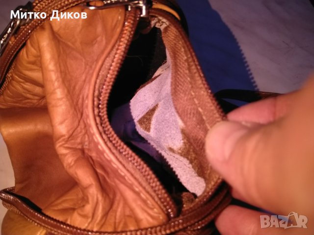 Чанта за през рамо сгъваема естествена кожа нова 140х103х90мм и 103х100х55мм, снимка 2 - Чанти - 43991010