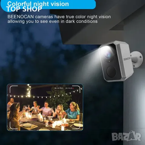 Акумулаторна камера със соларен панел BEENOCAM D5-Pro, снимка 5 - Комплекти за видеонаблюдение - 49105069