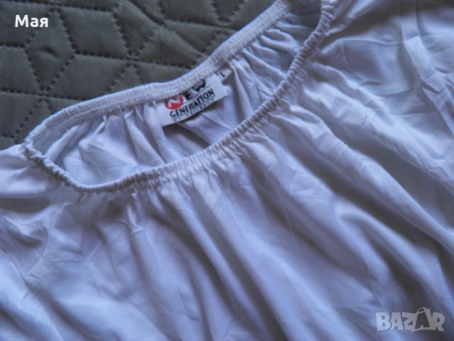 Дамски сет черен панталон H&M и ефектна бяла блуза , снимка 10 - Панталони - 26692111