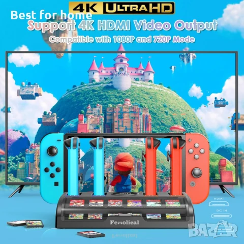 Докинг станция за TV Switch за Nintendo Switch, снимка 2 - Други игри и конзоли - 51126867