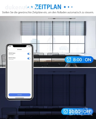 WiFi превключвател за ролетни щори, с таймер, 2 бр/к-кт, снимка 5 - Друга електроника - 53002414