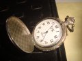 ВИНТИДЖ КВАРЦОВ ДЖОБЕН ЧАСОВНИК с ОРНАМЕНТИРАН КАПАК РАБОТЕЩ 22066, снимка 5