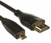 Кабел HDMI - microHDMI 1,5 метра ver: 1.4V  FullHD Digital One SP00031 връзка телефон или таблет с т, снимка 1 - Кабели и адаптери - 34650251