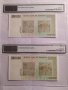 PMG 66 EPQ - лот от 2 банкноти с поредни номера , Зимбабве 500000 долара 2008 г., снимка 3