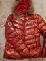 Дамско яке Moncler естествен пух на качулката, снимка 2