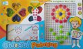 Детска мозайка с 2 размера пионки, снимка 1 - Образователни игри - 43163521