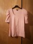 Нова розова блузка с буфан ръкави M размер