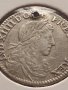 Сребърна монета 1/12 Екю 1660г. Луй XIV Гренобъл Франция 28465, снимка 3