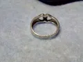 СТАР АНГЛИЙСКИ СРЕБЪРЕН ПРЪСТЕН СРЕБРО 925 с ГНЕЗДО За ВГРАЖДАНЕ на СКЪПОЦЕНЕН КАМЪК 47545, снимка 10
