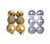 Комплект от 6 броя коледни топки, 7 см., снимка 3