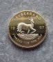 Монета South Africa Saudi Africa Krugerrand 1967 1OZ, реплика, снимка 2