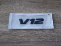 черна емблема Mercedes Benz Мерцедес Бенц V12, снимка 7