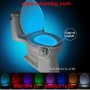 Многоцветно осветление за тоалетна чиния ToiLight - КОД 1668, снимка 1 - Други стоки за дома - 26912266