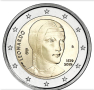 Монета от 2 евро, Леонардо да Винчи, Италия, 2019, снимка 1 - Нумизматика и бонистика - 44846570