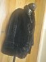 Черно пухено палто с къс косъм тип мечка с копчета ХЛ+, снимка 3