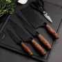 Стилен и практичен кухненски комплект ножове – 6 части, снимка 2