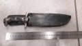 Нож с дръжка от български пилотски кортик, кама, острие, кинжал, снимка 1