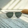 Авиаторски слънчеви очила MITLUS POLAR – класика и комфорт с модерна защита, снимка 2