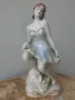 Стара българска порцеланова фигура на жена-балерина/статуетка 23см, снимка 1