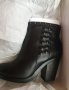 Черни боти на широк ток и платформа 36 номер , снимка 5
