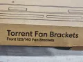 Fractal Torrent White RGB clear tint front 120/140 fan brackets, снимка 3