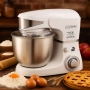 Многофункционален планетарен миксер с иноксова купа 5.5L Royalty Line RL-PKM1600, снимка 4