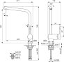 Кухненски кран Ideal Standard Ceralook с един лост, L-образнен,BD572AA, снимка 5