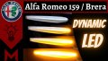 НОВ МОДЕЛ супер ярки LED Динамични странични мигачи за Alfa Romeo 159