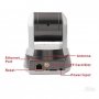 IP камера бебефон Tenvis IP ROBOT 3, PTZ, 720P, 3.6мм обектив, WLAN, H.264, IR осветяване, снимка 2