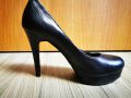 Елегантни дамски обувки, естествена кожа, висок ток, Tendenz, 38 , снимка 5