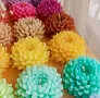 3D малка хризантема Силиконов молд форма за свещи сапун смола фондан за декорация на торта , снимка 1