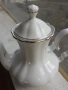 Чайник немски порцелан с златен кант, снимка 2