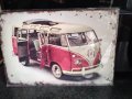Ретро метална табела VW T1. 30/20см, снимка 4