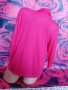 Ярко розова тънка жилетка от трико С/М, снимка 2