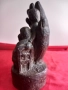 Стара Авторска Бронзова Пластика , Статуетка ,Маркирана, снимка 2