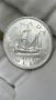 Сребърна монета 1 долар  1949 Присъединяване на Нюфаундленд към Канада, снимка 1