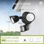 PHILIPS 21W 3000 lm LED охранителна лампа с PIR сензор за движение, снимка 6
