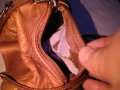 Чанта за през рамо сгъваема естествена кожа нова 140х103х90мм и 103х100х55мм, снимка 2