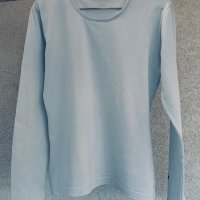 Небесносиня блуза/топ CLOSED лукс, снимка 2 - Блузи с дълъг ръкав и пуловери - 40511455