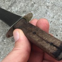 стар, британски окопен нож - WWI, снимка 10 - Антикварни и старинни предмети - 37795931