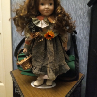 Ръчно изработена стара порцеланова кукла , снимка 1 - Колекции - 44883309