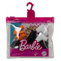 BARBIE Комплект обувки 5 чифта GWB14, снимка 2 - Кукли - 32746185