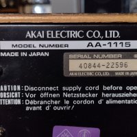 AKAI AA 1115. AM/FM stereo receiver, снимка 7 - Ресийвъри, усилватели, смесителни пултове - 43342080
