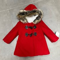 Палтенце с пухче Розово-1г.2г.3г. 4г.5г.Червено-1г.2г.3г.4г.5г. Цена-59 лв, снимка 1 - Детски якета и елеци - 42964080